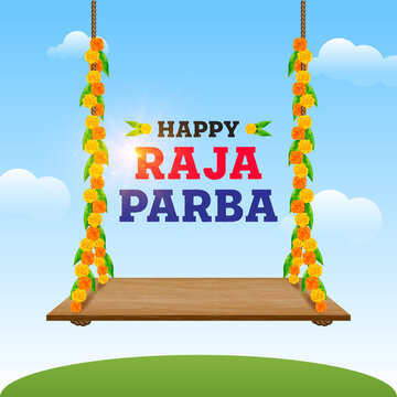 Happy Raja Parba, also known as Mithuna Sankranti - Odisha Festival