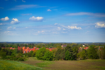 Landschaft - Stadt - Perspektive - Himmel - Zossen - Brandenburg - Deutschland 