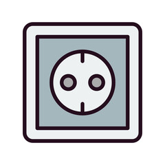 Fototapeta premium Socket Icon