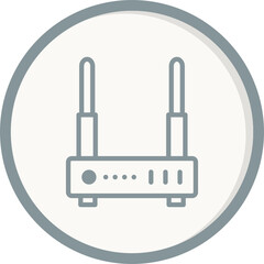 Obraz premium Router Icon