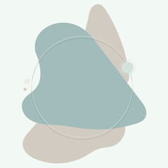 minimalist background abstract spot green beige