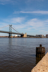 Bridge Along the Water in Philadelphia