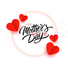 Happy Mother's Day With Hearts