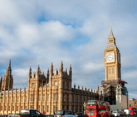 Fototapeta na wymiar Big Ben overlooking London