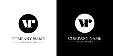 a graphic image of a V and R themed, on a black and white background. vector graphics base.
