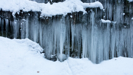 icicles on the roof