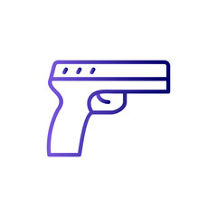 Fototapeta premium Pistol Icon