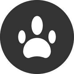 Fototapeta premium Paw Icon