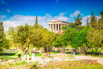 Fototapeta na wymiar Agora of Athens, Greece