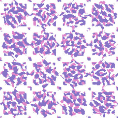 pattern seamless of an abstract image with violet and purple colors on a white background. 