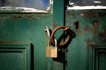 Porte cadenas et serrure