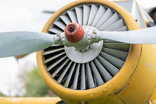 Front part of Czech airplane Let Z-37