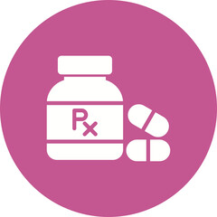 Pills Bottle Icon