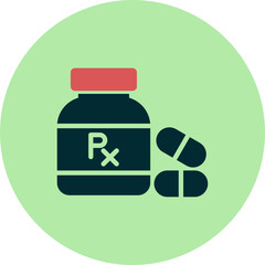Pills Bottle Icon