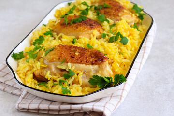 Chicken thighs with spicy