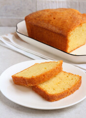 Homemade fresh Pound cake