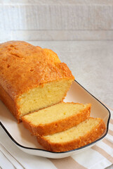 Homemade fresh Pound cake