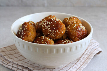 Asian style meatballs