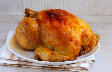 Roast whole chicken