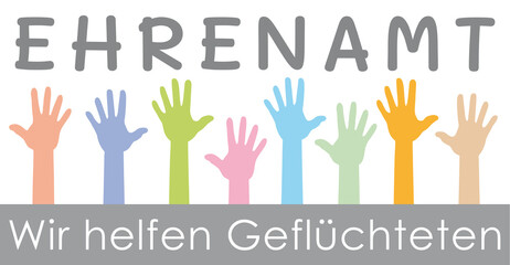 Ehrenamt - Wir helfen Geflüchteten