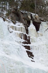 Waterfall of ice