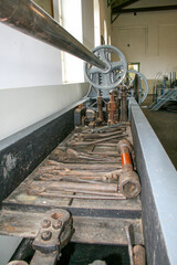 worker cutting steel