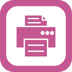 Fototapeta premium Printer Icon