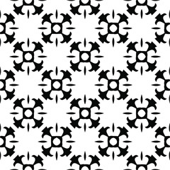 seamless pattern.Simple stylish abstract geometric background. Monochrome image. Black and white color. Design for decor, prints, textile.Design element for prints. 