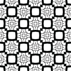 seamless pattern.Simple stylish abstract geometric background. Monochrome image. Black and white color. Design for decor, prints, textile.Design element for prints. 