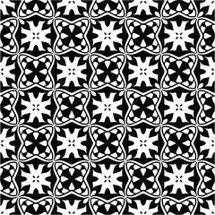 seamless pattern.Simple stylish abstract geometric background. Monochrome image. Black and white color. Design for decor, prints, textile.Design element for prints. 