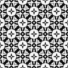 seamless pattern.Simple stylish abstract geometric background. Monochrome image. Black and white color. Design for decor, prints, textile.Design element for prints. 