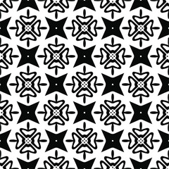 seamless pattern.Simple stylish abstract geometric background. Monochrome image. Black and white color. Design for decor, prints, textile.Design element for prints. 