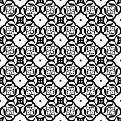 seamless pattern.Simple stylish abstract geometric background. Monochrome image. Black and white color. Design for decor, prints, textile.Design element for prints. 