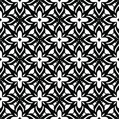 seamless pattern.Simple stylish abstract geometric background. Monochrome image. Black and white color. Design for decor, prints, textile.Design element for prints. 