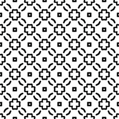 seamless pattern.Simple stylish abstract geometric background. Monochrome image. Black and white color. Design for decor, prints, textile.Design element for prints. 