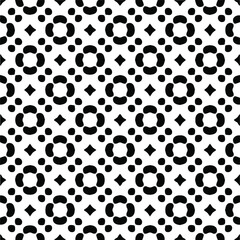 seamless pattern.Simple stylish abstract geometric background. Monochrome image. Black and white color. Design for decor, prints, textile.Design element for prints. 