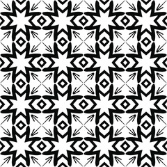 seamless pattern.Simple stylish abstract geometric background. Monochrome image. Black and white color. Design for decor, prints, textile.Design element for prints. 