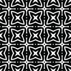 seamless pattern.Simple stylish abstract geometric background. Monochrome image. Black and white color. Design for decor, prints, textile.Design element for prints. 