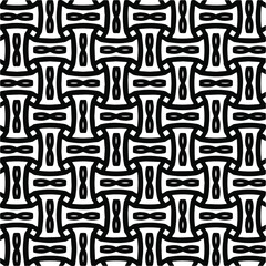 seamless pattern.Simple stylish abstract geometric background. Monochrome image. Black and white color. Design for decor, prints, textile.Design element for prints. 