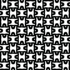 seamless pattern.Simple stylish abstract geometric background. Monochrome image. Black and white color. Design for decor, prints, textile.Design element for prints. 