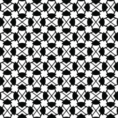 seamless pattern.Simple stylish abstract geometric background. Monochrome image. Black and white color. Design for decor, prints, textile.Design element for prints. 