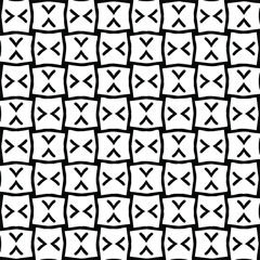 seamless pattern.Simple stylish abstract geometric background. Monochrome image. Black and white color. Design for decor, prints, textile.Design element for prints. 