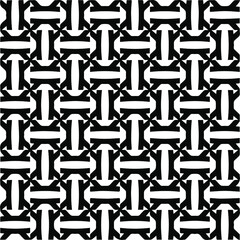 seamless pattern.Simple stylish abstract geometric background. Monochrome image. Black and white color. Design for decor, prints, textile.Design element for prints. 