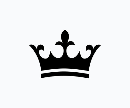 Elegant Golden Crown Logo with Mustache and Beard