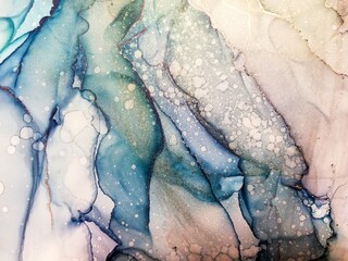 Alcohol Ink. Blur Paint Artistic. Bright Alcoholic Ink. Abstract Painted Texture. Spanish Marble....