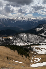 view of the mountain valley of the devil's gate nature park