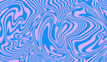 Hand drawn colorful retro style groovy psychedelic background