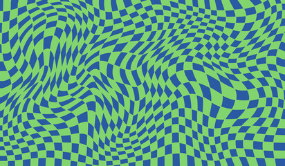 Hand drawn colorful retro style groovy psychedelic background