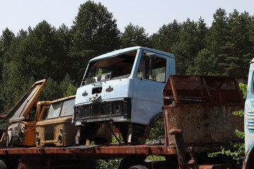 Machinery used for the cleanup of the chernobyl nuclear disaster