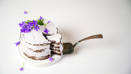 Naked cake, tort urodzinowy, aranżacja stołu